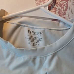 PUMIEY White Tee Body Suit